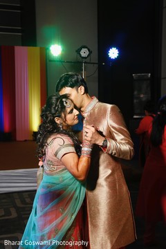 Indian couple slow dancing Indian couple slow dancing