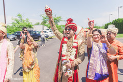 Indian groom with family and friends. Indian groom with family and friends.