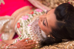 Sweet indian bride posing for photo shoot Sweet indian bride posing for photo shoot