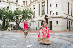 Indian bride and groom pre-wedding celebrations photo shoot Indian bride and groom pre-wedding celebrations photo shoot