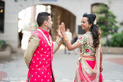 Lovely couple in the sangeet outfit Lovely couple in the sangeet outfit