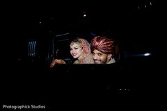 Indian newlyweds departing from the wedding indian couple,indian wedding,transportation