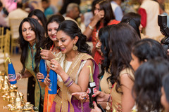 Indian bride's during the sangeet celebration. Indian bride's during the sangeet celebration.