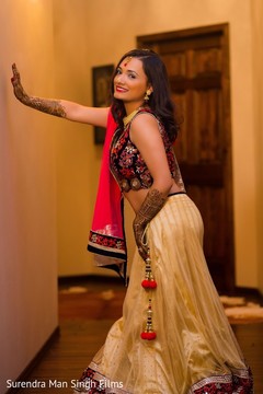 Indian bride's wedding photo shoot Indian bride's wedding photo shoot
