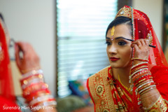 Indian bride getting ready capture Indian bride getting ready capture