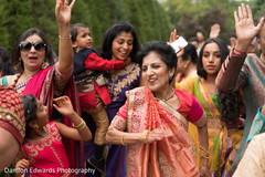 Euphoric Indian wedding procession. Euphoric Indian wedding procession.