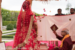 Indian bride arriving the ceremony. Indian bride arriving the ceremony.
