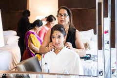 Adorable indian bride getting ready Adorable indian bride getting ready