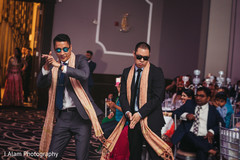 Traditional indian wedding dance performance