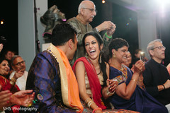 Adorable indian couple enjoying sangeet night Adorable indian couple enjoying sangeet night