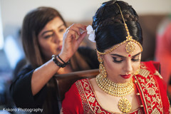 Sweet indian bride getting ready Sweet indian bride getting ready