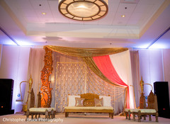 Romantic indian wedding stage Romantic indian wedding stage