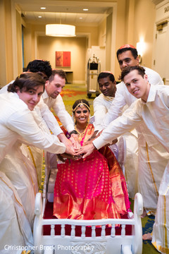 Indian bride about to enter her wedding Indian bride about to enter her wedding
