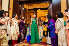 Maharani entering the mehndi celebration. Maharani entering the mehndi celebration.