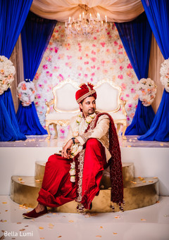 Indian groom 's wedding royal style. Indian groom 's wedding royal style.
