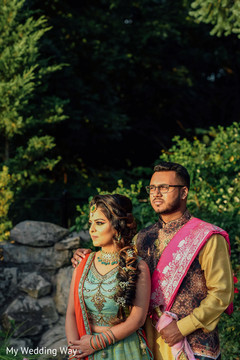 Sweet indian couple posing for photo shoot Sweet indian couple posing for photo shoot