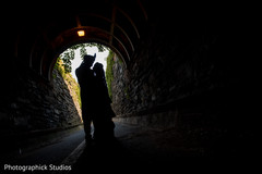 Indian bride and groom silhouette Indian bride and groom silhouette