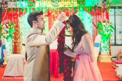 Indian bride and groom engagement ritual Indian bride and groom engagement ritual