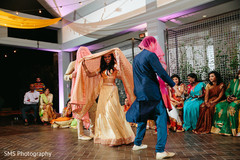 Guest dancing during pre wedding celebrations indian wedding,pre wedding,sari