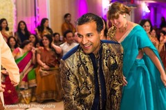 Indian groom's sangeet dance. Indian groom's sangeet dance.