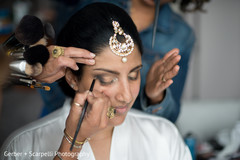 Fabulous Indian bride makeup session. Fabulous Indian bride makeup session.