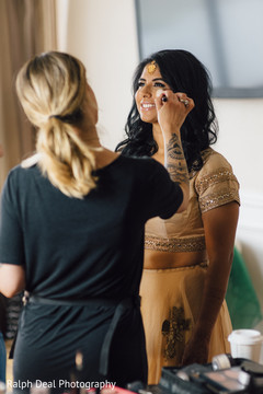 See this lovely indian bride getting her makeup done See this lovely indian bride getting her makeup done