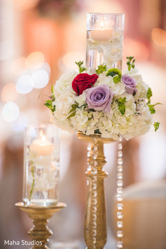 Glamorous floral candle holders Glamorous floral candle holders