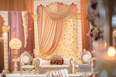 Indian bride and groom reception stage decor Indian bride and groom reception stage decor
