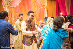 Indian groom during sangeet Indian groom during sangeet