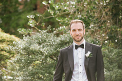 Indian groom wedding portrait.