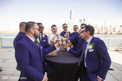 Indian groom with groomsmen fun moment Indian groom with groomsmen fun moment