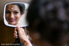 Beautiful indian bride being dolled up for her ceremony Beautiful indian bride being dolled up for her ceremony
