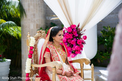Indian bride at her wedding ceremony Indian bride at her wedding ceremony