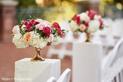 Classy Indian wedding ceremony floral arrangement. Classy Indian wedding ceremony floral arrangement.