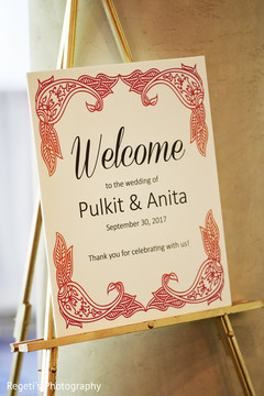 Indian wedding entrance sign. Indian wedding entrance sign.