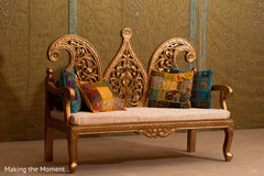 Beautiful Sangeet celebration seat. Beautiful Sangeet celebration seat.