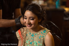 Beautiful Indian bride to be getting ready. Beautiful Indian bride to be getting ready.