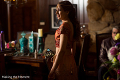Indian bride glowing in her wedding attire. Indian bride glowing in her wedding attire.