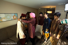 Indian groom preparation photo. Indian groom preparation photo.