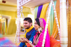 Lovely Indian couple enjoying their mehndi night. Lovely Indian couple enjoying their mehndi night.
