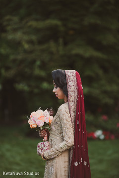 Dreamy Pakistani bride portrait. pakistani bride,indian wedding photography,bridal bouquet