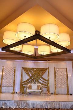 Swoon worthy Indian wedding reception stage. Swoon worthy Indian wedding reception stage.