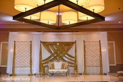 Ravishing Indian reception sweetheart stage. Ravishing Indian reception sweetheart stage.