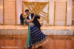 Indian lovebirds' first dance. Indian lovebirds' first dance.