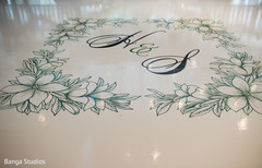 Personalized monogrammed dance floor. Personalized monogrammed dance floor.