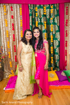 Indian bride with her mother portrait Indian bride with her mother portrait