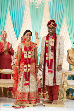 Indian lovebirds during wedding ceremony Indian lovebirds during wedding ceremony