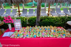 Indian pre-wedding celebration favors station Indian pre-wedding celebration favors station