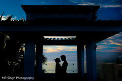 Indian lovebirds silhouette Indian lovebirds silhouette