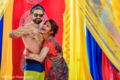 Haldi for the bride and groom